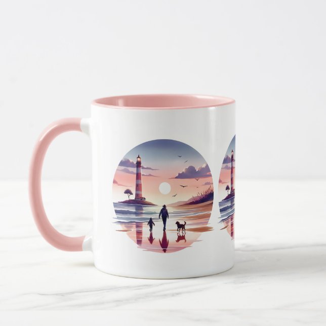 Mug Phare Sunset Walk Côté littoral (Gauche)