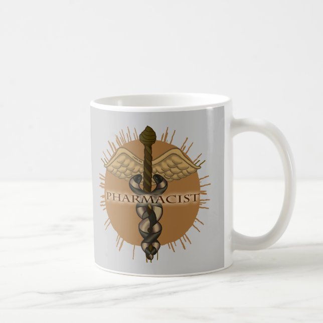 Mug Pharmacien Caducée  (Droite)