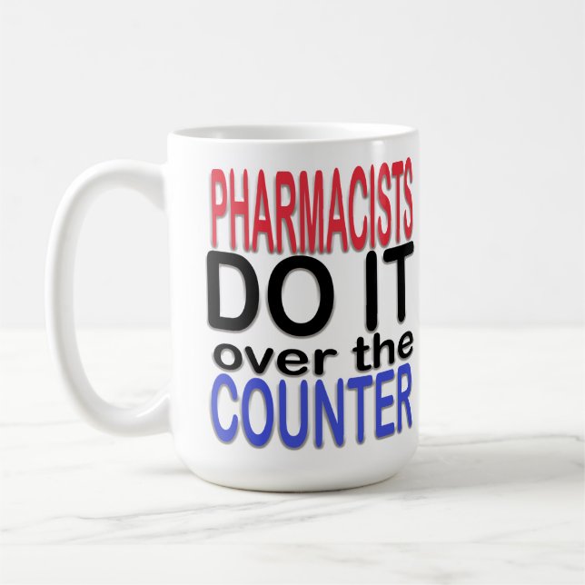 Mug Pharmaciens drôles (Gauche)