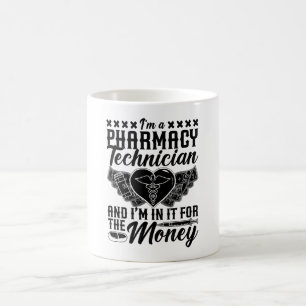 Mug Pharmacist Medicine Tech Je suis un technicien en 