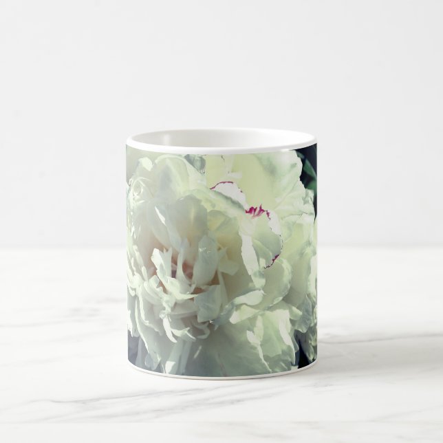 Mug Phases des fleurs de pivoines (Centre)