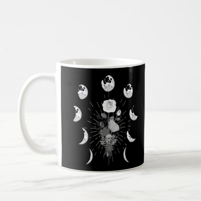 Mug Phases gothiques Rose Lune Crescent de cuisine (Gauche)