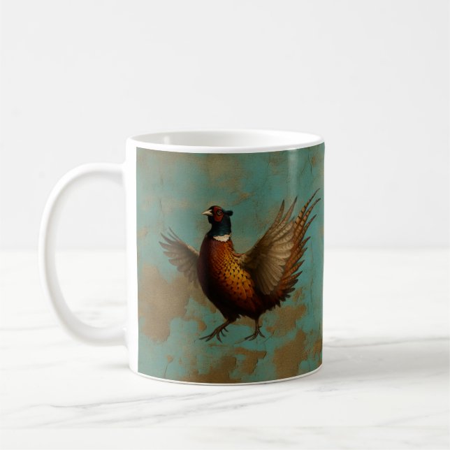 Mug Pheasant strutting design  (Gauche)