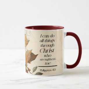Mug Philippiens 4:13 Toutes les choses par la Bible du