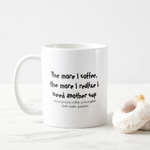 Mug Philosophie du café Socrate Paradox
