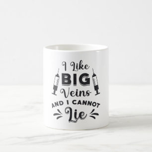 Mug Phlebotomiste I Like Big Veins Phlebotomie Cadeau