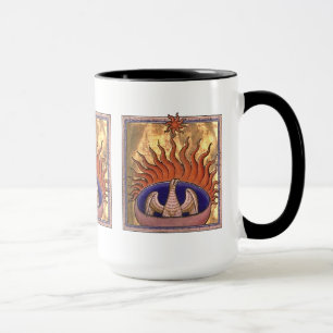 Mug Phoenix d'or se levant des cendres