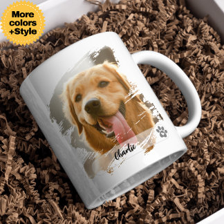 Mug photo avec nom personnalisé - Typographie mode