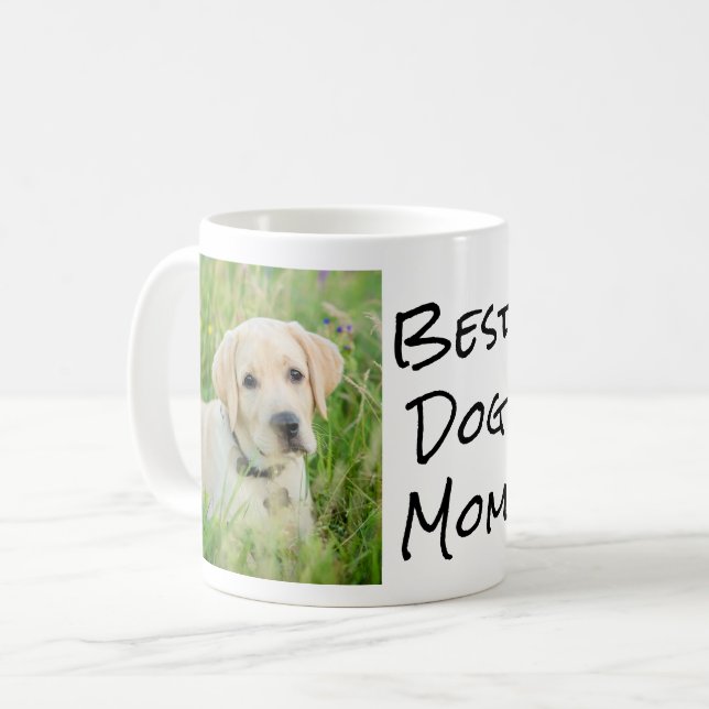 Mug Photo Best Dog Mom (Devant gauche)