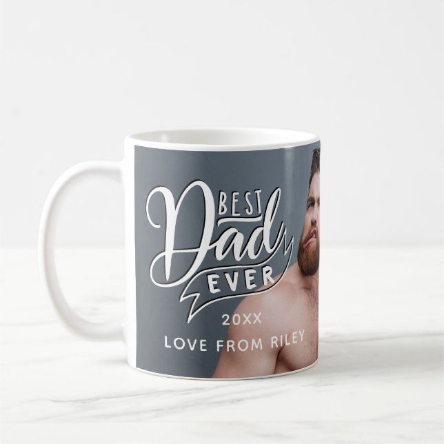 Mug Photo Best Papa Ever Modèle (Gauche)