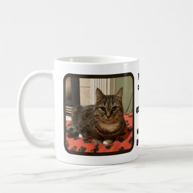 Mug Photo chat personnalisée (Gauche)