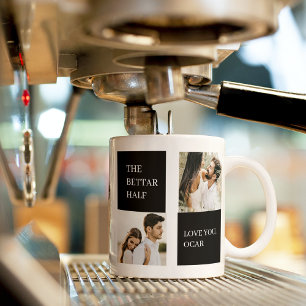 Mug Photo Collage Couple   Cadeau Valentine