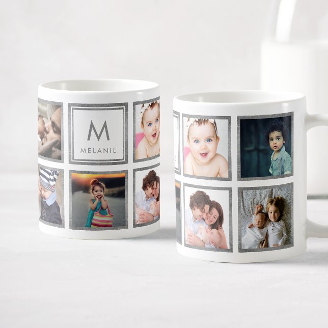 Mug Photo Collage de photos de famille personnalisée M (Créateur téléchargé)