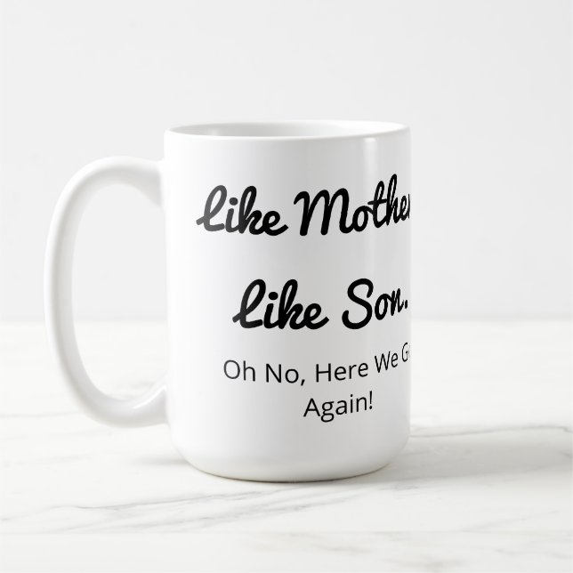 Mug Photo Comme Père/Mère Comme Fille/Fils (Gauche)