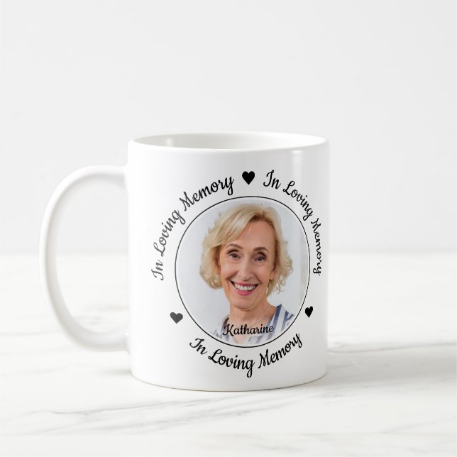 Mug Photo commémorative en mémoire d'amour (Gauche)