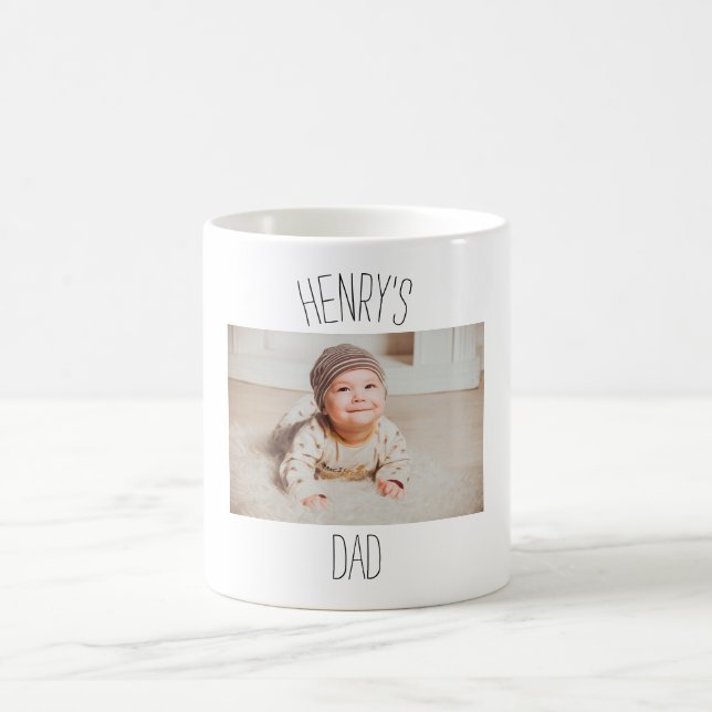 Mug Photo de bébé personnalisée (Centre)