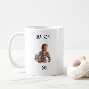 Mug Photo de bébé personnalisée avec les noms des côté
