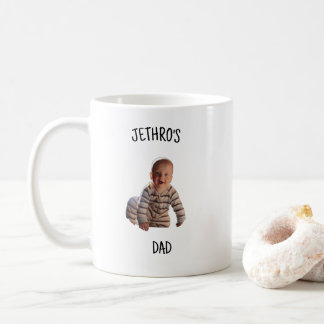 Mug Photo de bébé personnalisée avec les noms des côté