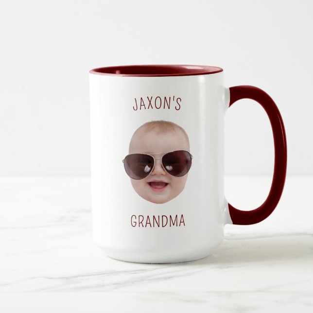Mug Photo de bébé personnalisée Fête des pères cadeau  (Droite)