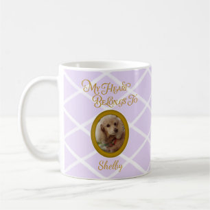 Mug Photo de Caniche Personnalisé Maman Caniche Lava