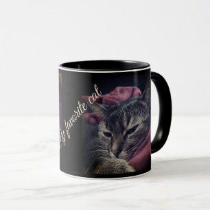 Mug Photo de chat, chat, Animaux domestiques, chat drô