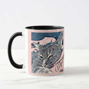 Mug Photo de chat, chat, Animaux domestiques, drôle de