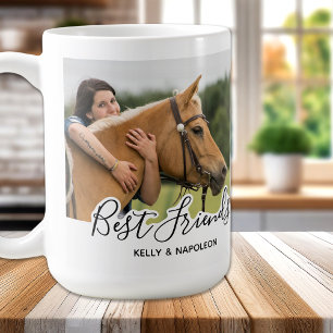 Mug Photo de Cheval personnalisé Les meilleurs amis b