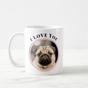 Mug Photo de chien animal de compagnie mignon en cadre