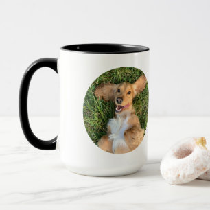 Mug Photo de chien personnalisé avec texte   Cadeau pe