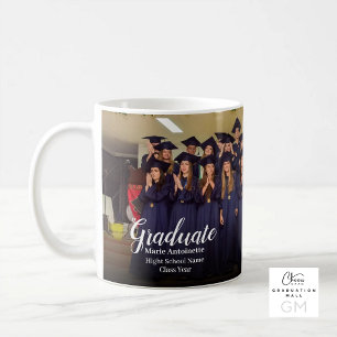 Mug Photo de classe de lycée pour la remise des diplôm