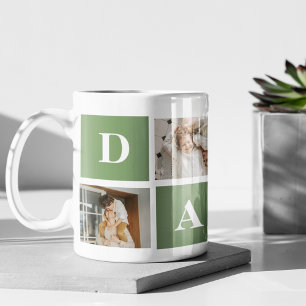 Mug Photo de collection moderne et cadeau de Fête des 