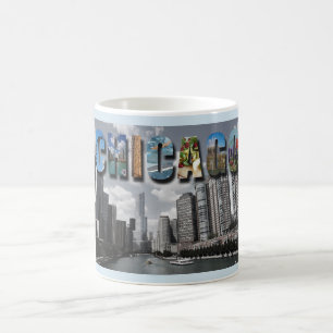 Mug Photo de gratte-ciel d'horizon de ville de Chicago