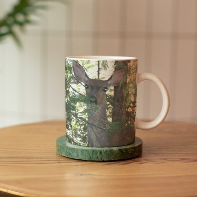 Mug Photo de la faune d'Alert Mule Deer (In Situ Coaster)