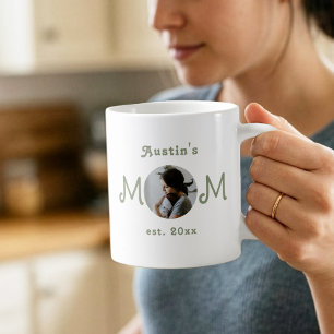Mug Photo de la fête des mères moderne pour la premièr
