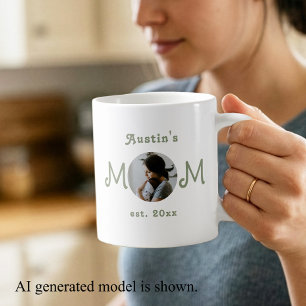 Mug Photo de la fête des mères moderne pour la premièr