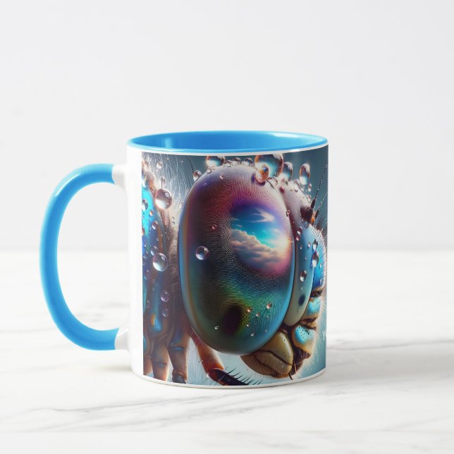 Mug Photo de la petite libellule Imaginaire (Gauche)