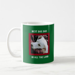 Mug Photo de mignon chien en train d'être enlacé Noël