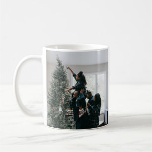 Mug Photo de Noël personnalisée à deux faces