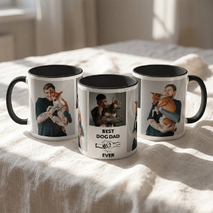 Mug Photo de papa de chien moderne le meilleur