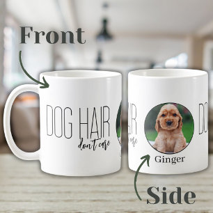 Mug Photo de poils de chien et nom de l'animal