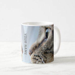 Mug Photo de profil de chat cool personnalisé