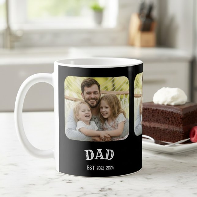 Mug Photo de script établi par papa (Créateur téléchargé)