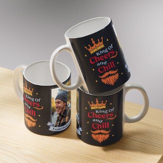 Mug Photo de typographie de citation de roi drôle colo