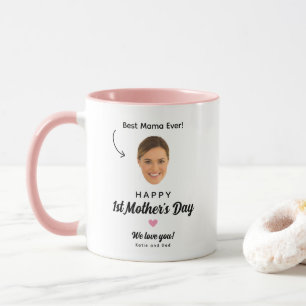 Mug Photo de visage drôle Jour de la fête des mères ro