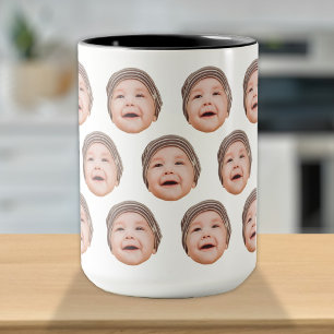Mug Photo de visage personnalisé de bébé mignon
