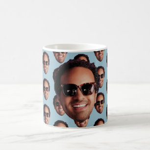 Mug Photo de visage personnalisée amusante