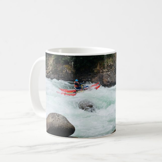 Mug Photo de votre propre rivière (Devant gauche)