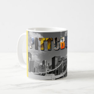 Mug Photo de voyage d'horizon de ville de Pittsburgh