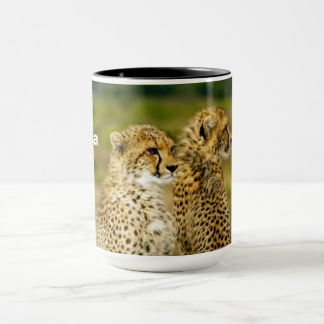 Mug Photo de Wildlife Cheetah (Centre)