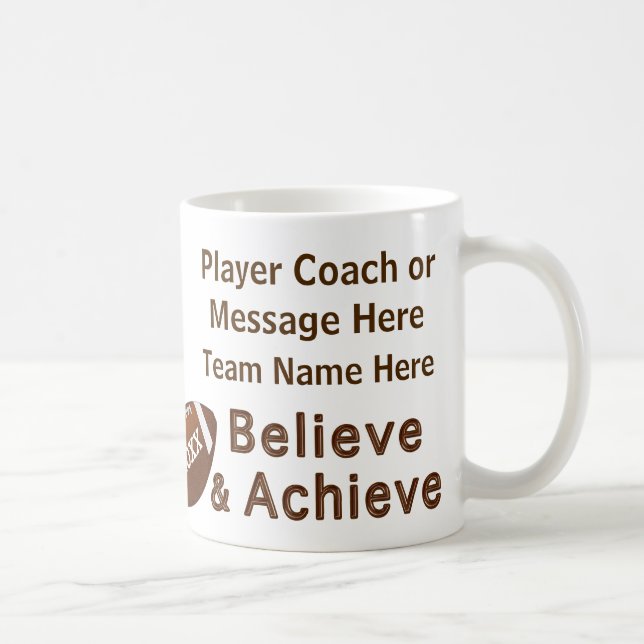 Mug Photo d'équipe et vos idées de cadeau du football (Droite)